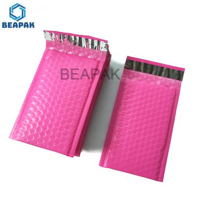 China Sealing Handle LDPE Bubble Poly Mailers Gravure Printing for sale