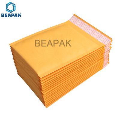 China Kraft Paper Gravure Printed Bubble Mailers Waterproof for sale