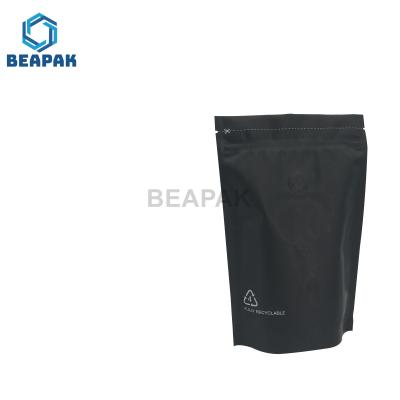 China Recyclable Matte Resealable Ziplock Pouch Custom Printed For Coffee for sale