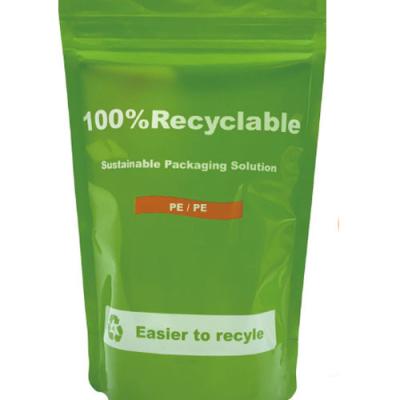 China Resealable Recycle Side Gusset Stand Up Pouch Ziplock With Valve for sale