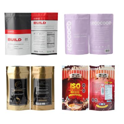 China ISO Gravure Digital Printing Pouches With Zipper Mylar Plastic Bags for sale