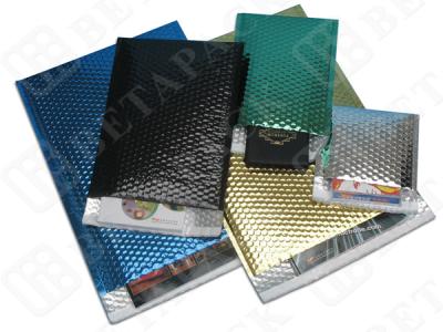 China Small / Large Colorful Metallic Bubble Mailer Protective Mailing Bags for sale