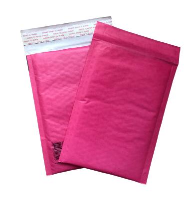 China Red Kraft Paper Padded Shipping Envelopes , Self Sealing Shipping Bubble Mailers for sale