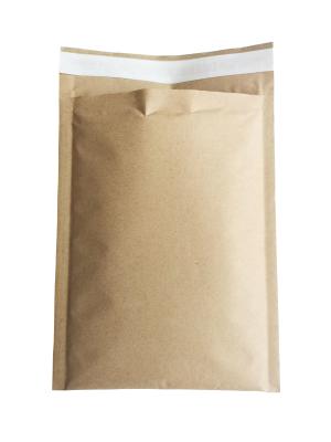 China Wholesale Shipping Envelope Packaging Brown Kraft  Adhesive Strip Honeycomb Padded Custom Natural Recycle Paper Bag for sale