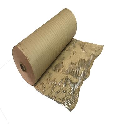 China Custom Size Logo Honeycomb Wrapping Paper Roll For Packing And Shipping for sale