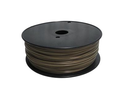 China Gold ABS 3D Printing Material , 1.75mm 3D Printer Filament For Ultimaker 3D Printer for sale