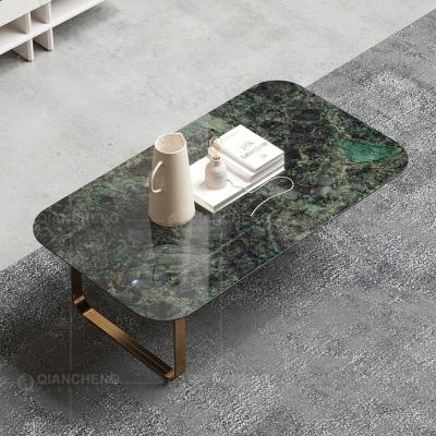 China 130x70x45cm SS Coffee Table Sintered Stone Top Coffee Table For Living Room for sale