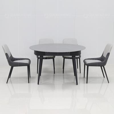 China OEM 110kg Home Furniture Dining Room Tables Four Seater Extendable Dining Table for sale