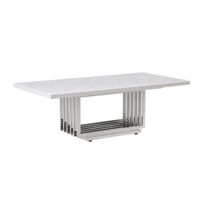 China ODM 0.26CBM Stainless Steel Coffee Table Living Room Furniture for sale