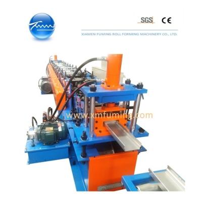 China Profile Gutter Downpipe Roll Forming Machine 11KW PLC Control System for sale