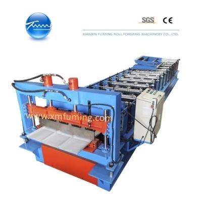China Máquina de moldeado de rodillos de techo de contenedores 7.5KW longitud de corte precisa en venta