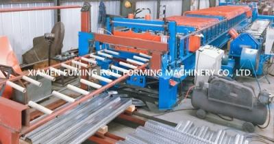 China Auto Metal Steel Deck Forming Machine 15KW Powerful PLC Control for sale