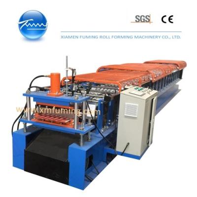 China 5.5KW Shutter Roll Forming Machine PLC Control For Door Frame Profile for sale