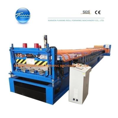 China Customized Deck Sheet Roll Forming Machine Automatic Hydraulic Cutting for sale