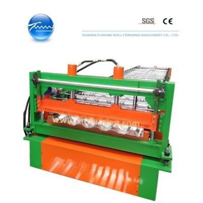 China Profile Wall Container House Roll Forming Machine PLC Control System for sale