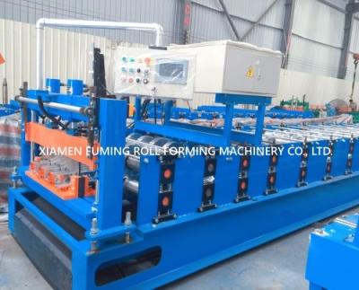China 15 kW Decking Panel Roll Forming Machine Industrie für das Formen von Blättern zu verkaufen