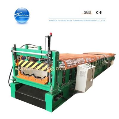 China Boltless Wall Roofing Panel Roll Forming Machine 11KW High Precision for sale