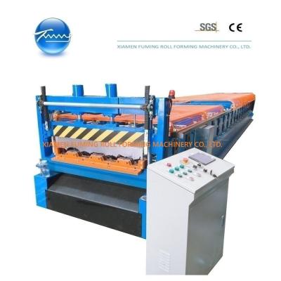China GI Floor Decking Roll Forming Machine High Precision Industrieel Te koop