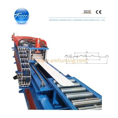 China Custom Fencing Post Roll Forming Machine 4KW Powerful Hydraulic Cutting for sale