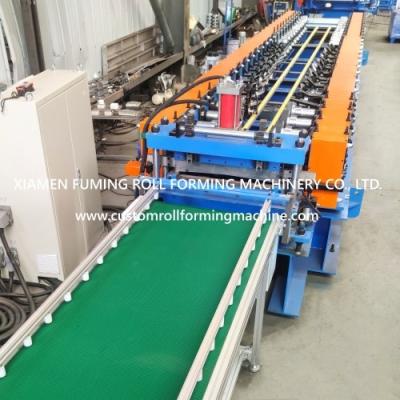 China Box Beam Racking Roll Forming Machine Hydraulic Cutting System for sale