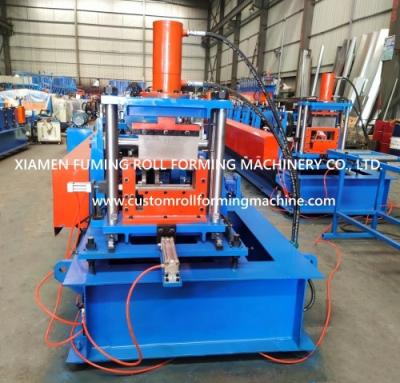 China Custom CZ Purlin Roll Forming Machine PLC Control Heat Treatment for sale