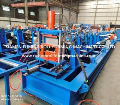 China Durable Z Purlin Roll Forming Machine 18 Stations PLC Control for sale