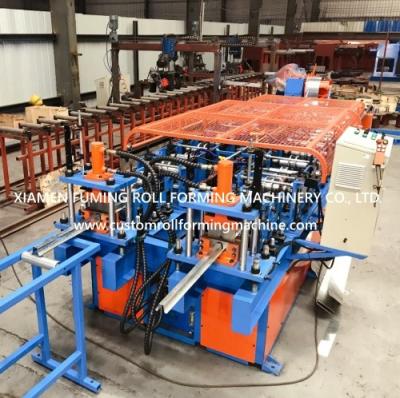 China Roofing Truss Top Hat Roll Forming Machine Powerful Hydraulic Cutting for sale