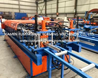 China 5.5KW Batten Top Hat Roll Forming Machine 10 Stations Hydraulic Cutting for sale