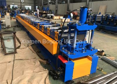 China Steel Roller Shutter Door Rail Roll Forming Machine 1.5mm Thickness for sale