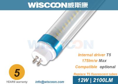 China High Power 3 Feet T5 LED Tube Light 12 Wattage 4000K-4500K CCT With PC Cover for sale