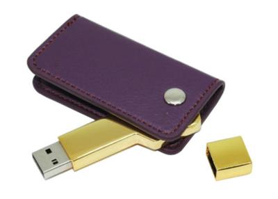 China Customized Book Shaped Leather Usb Flash Disk For Business Gift for sale