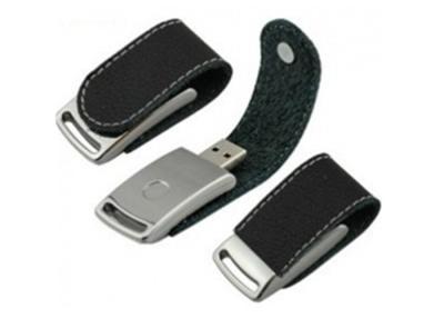 China Custom Leather USB Flash Disk Metal Flip For Gift 3 years warranty for sale