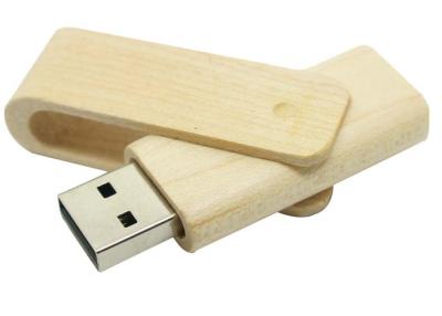 China Wood Fastest USB 2.0 Memory Stick 16gb Swivel With Write Delete Protection Switch for sale
