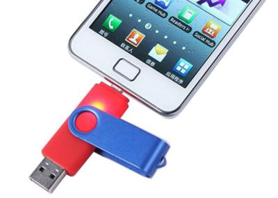 China Mobile OTG USB Driver metal 32GB Rotatable with Grade A Chip for sale