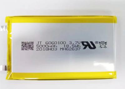 China Li-ion Polymer Cell Batteries 6060100P-5000mAh 3.3V 5000mAh 18.5W Batteries for sale