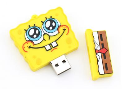 China PVC Custom USB Flash Drives Cute SpongeBob Real Full Capacity USB Memory Sticks for sale