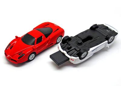 China O flash completo de USB da capacidade 16GB do mini disco branco vermelho do carro U de Partable Ferrari conduz à venda