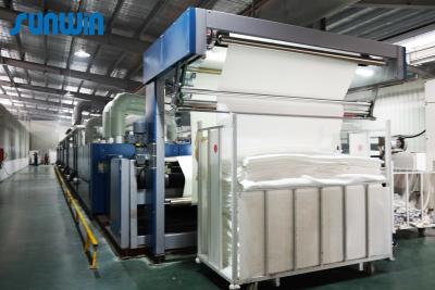 China Ajuste do calor da tela de matéria têxtil da casa na máquina 380V 185KW de Stenter de matéria têxtil à venda