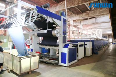 China Drying Heat Setting Ram Hot Air Fabric Stenter Machine For Home Textile Fabric for sale