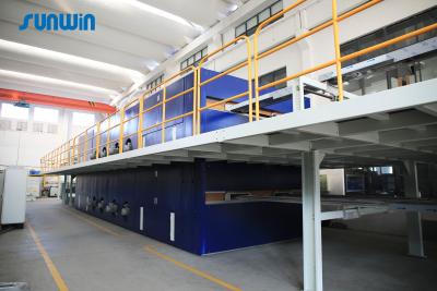 Китай Машина Stenter горячего воздуха слоя двойной палубы Multi для вяжет сплетенные ткани продается