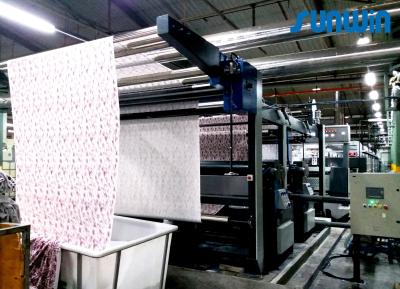 China 50HZ After Air Flow Dyeing Machine Textile Stenter Machine 10 Chamber 2200mm for sale