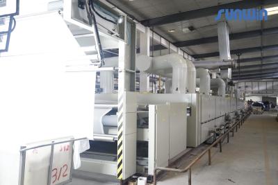 China After Dyeing 60T Fabric Stenter Machine 210KW Fabric Stentering Process for sale