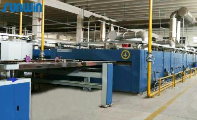 China 2400mm Cloth Textile Printing Machine Heat Setting Finishing Stenter Machine 50hz for sale