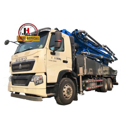 Китай заводская цена 2023 горячий поставщик JIUHE 48M бетонный бум насосный грузовик машина бетонный насос строительный участок для продажи продается