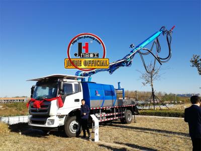 Chine N30 machine à béton mouillé usine de pulvérisation de béton JIUHE marque 30m3/H camion monté machine à béton mouillé à vendre