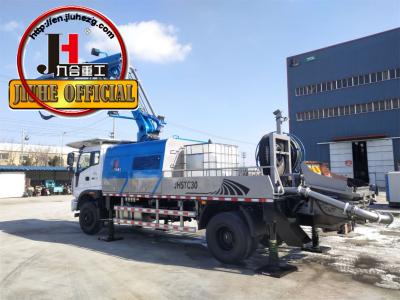 China JIUHE BRAND Caminhão montado em concreto máquina de pulverização de betão HPC30KI com chassi HOWO à venda