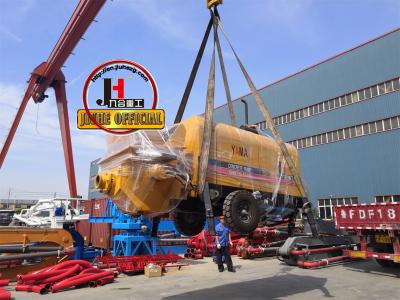 China HBT50 50m3/H Hydraulic Diesel Concrete Pump , Cement Concrete Pump Long Service Life for sale
