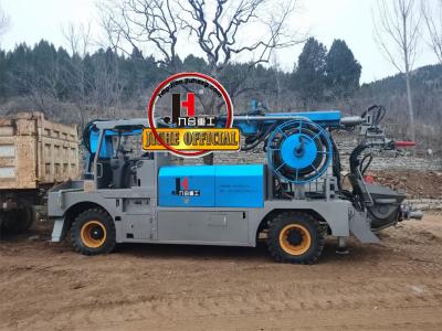 China JIUHE Nova Máquina Pulverizador de Betão Caminhão de Bomba Montado Betão Molhado Máquina de Cementina Para Pulverizar Betão à venda