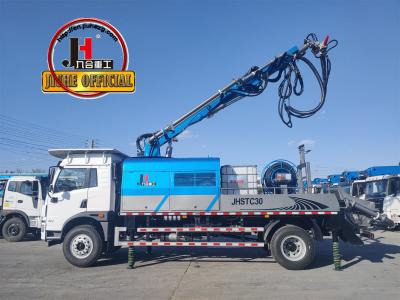China JIUHE HPC30KI Máquina de pulverização de concreto montada em caminhão Máquina de cimento à venda