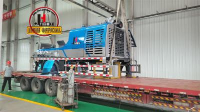 中国 JIUHE トラック搭載 コンクリートラインポンプ PTO駆動 コンクリートラインポンプ コンクリートポンプ機械 AI-100CLPP オーストラリア向け 販売のため